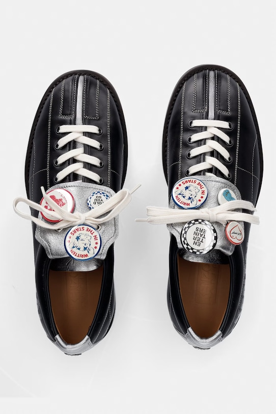 Kenzo półbuty skórzane Derby FG55DB120L50 czarny SS26