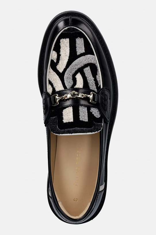 Filling Pieces mokasyny skórzane Loafer Gowtu czarny 112411303167.133