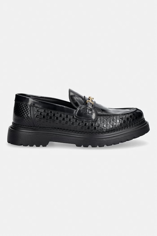 Filling Pieces Loafer Graved mokasyny męskie skórzane 112611303311.130 czarny SS26