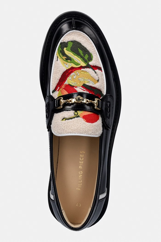 Filling Pieces mokasyny Loafer Pepper czarny 112611303287.130