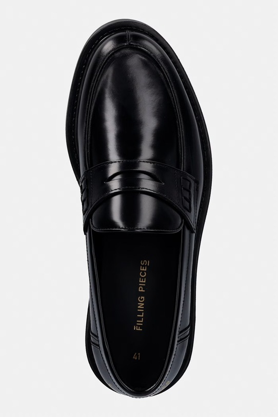 Filling Pieces mokasyny skórzane Loafer Polido Minimum czarny 112511303182.130