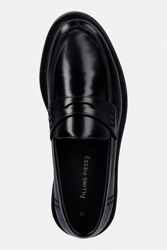 Filling Pieces mokasyny skórzane Loafer Polido Minimum czarny 112511303182.130