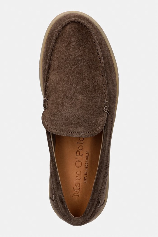 Marc O'Polo mokasyny męskie zamszowe Karo 6B brązowy 60229253203325