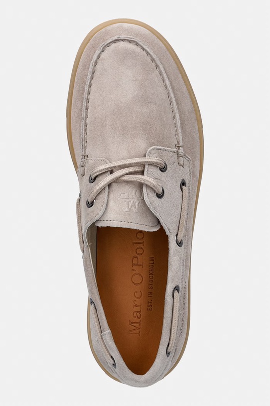 Marc O'Polo mokasyny męskie zamszowe Karo 1B beżowy 60229253101325