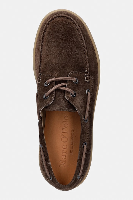 Marc O'Polo mokasíny pánské semišové Karo 1B hnědá 60229253101325