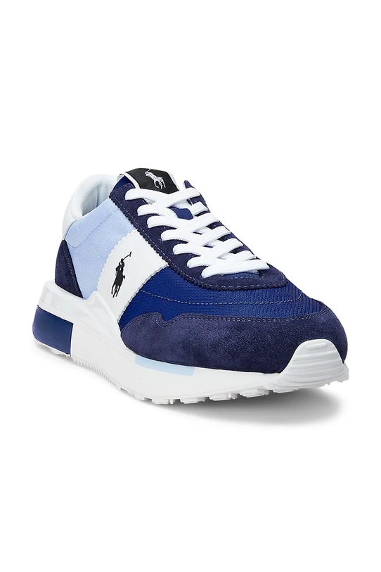 Polo Ralph Lauren SUEDE/LEATHER/NYLON sneakersy sportowe męskie zamszowe 809960978001 niebieski SS26