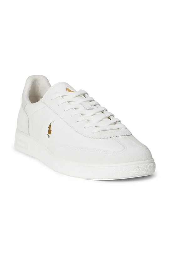 Polo Ralph Lauren sneakersy skórzane LEATHER/SUEDE-BEDFORD 809973701001 beżowy SS26