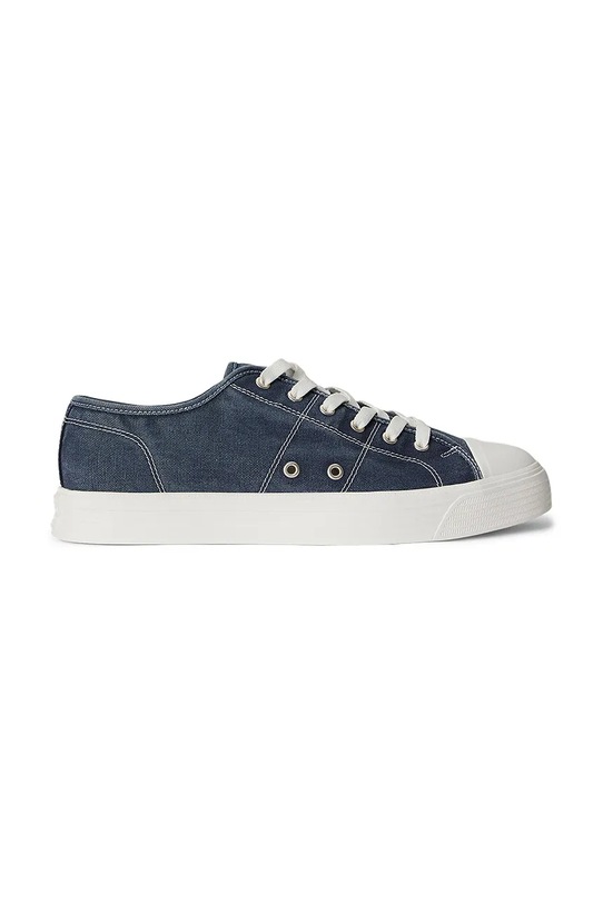 Polo Ralph Lauren CANVAS-AYERS sneakersy sportowe męskie bawełniane granatowy 809P07627002
