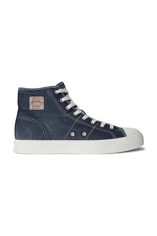 Polo Ralph Lauren CANVAS-AYERS sneakersy sportowe męskie bawełniane granatowy 809P07628004