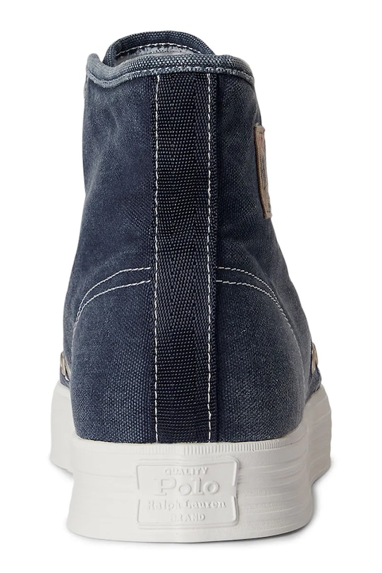 Polo Ralph Lauren CANVAS-AYERS sneakersy sportowe męskie bawełniane granatowy 809P07628004