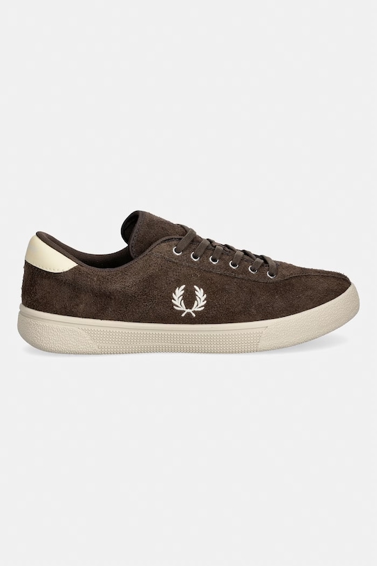Fred Perry sneakersy męskie zamszowe B2328 brązowy SS26