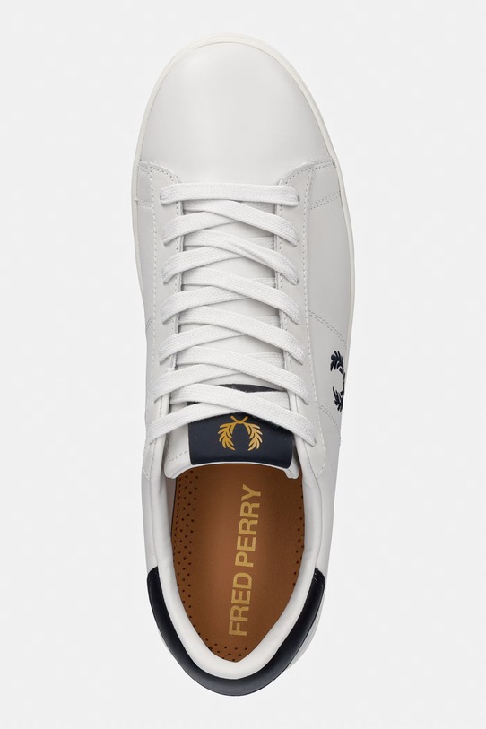 Fred Perry sneakersy skórzane beżowy B4334