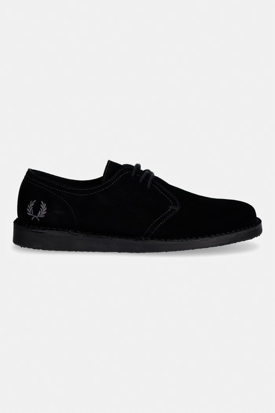 Fred Perry półbuty zamszowe B9350 czarny SS26