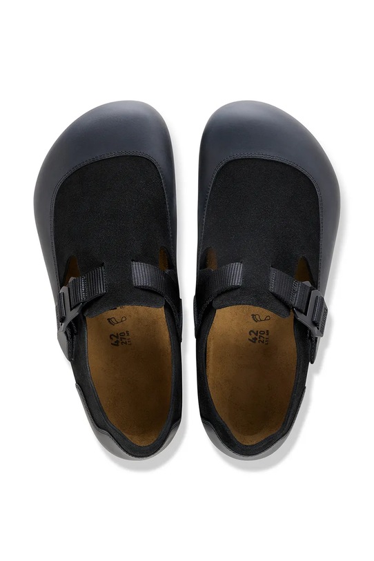 Obuwie Birkenstock London Nova półbuty na płaskim obcasie męskie 1031673 czarny