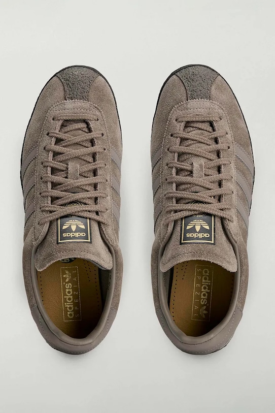 adidas Originals TOPANGA II x SPZL sneakers bărbătești din piele întoarsă maro KK3671