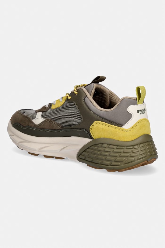 Obuwie Jeep GROOVE WASHED MESH sneakersy męskie JM61004A020 zielony