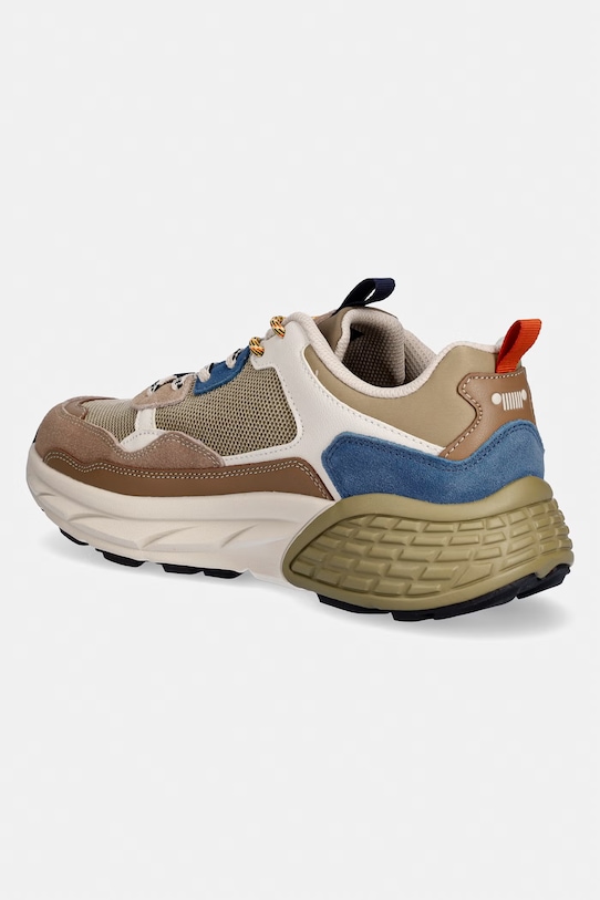 Obuwie Jeep GROOVE WASHED MESH sneakersy męskie JM61004A160 brązowy