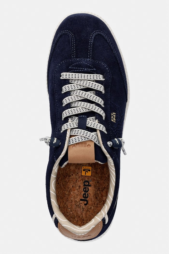 Jeep JEEPSTER SUEDE sneakersy męskie zamszowe granatowy JM61061A016