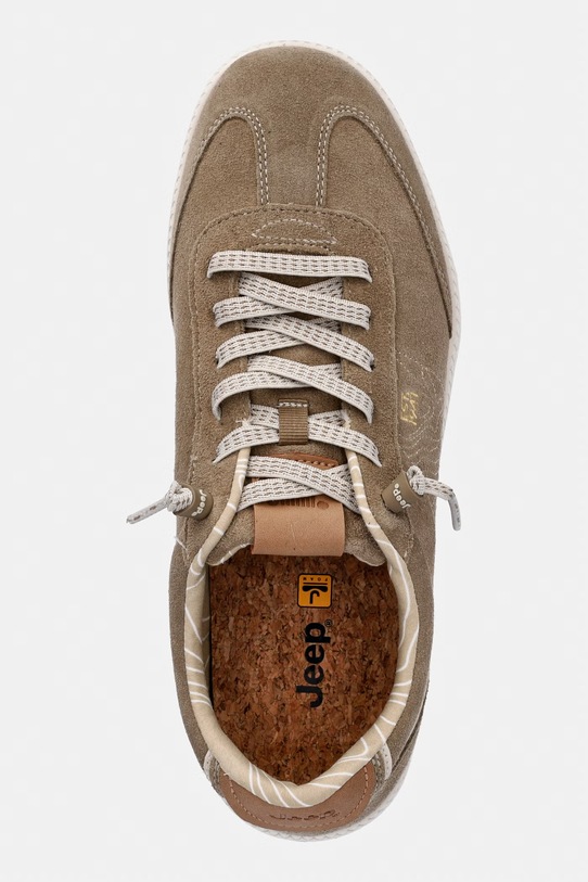 Jeep JEEPSTER SUEDE sneakersy męskie zamszowe beżowy JM61061A023