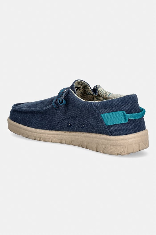 Obuwie Jeep mokasyny męskie SAMOA WALLABEE CVS JM61110A016 granatowy