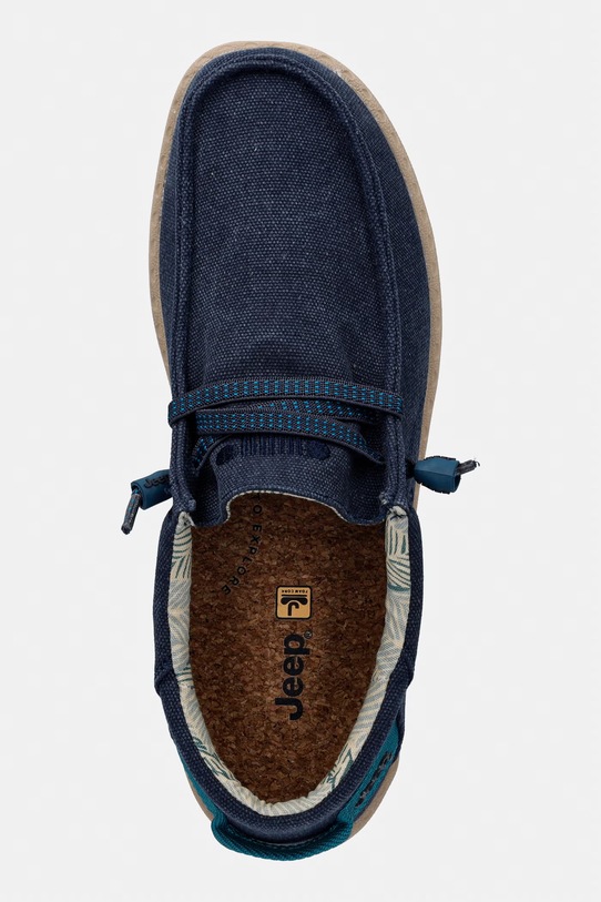 Jeep mokasyny męskie SAMOA WALLABEE CVS granatowy JM61110A016