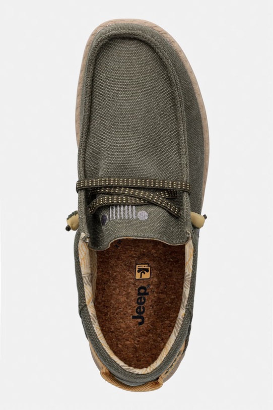 Jeep mokasyny męskie SAMOA WALLABEE CVS zielony JM61110A020