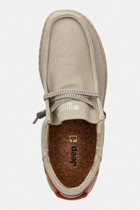 Jeep μοκασίνια Ανδρικά SAMOA WALLABEE CVS μπεζ JM61110A025