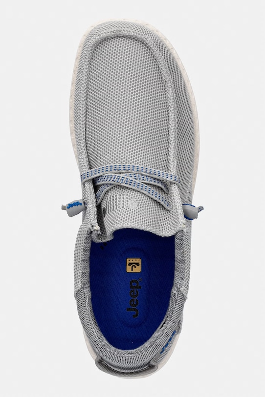 Jeep mokasyny męskie SAMOA WALLABEE KNIT szary JM61115A091