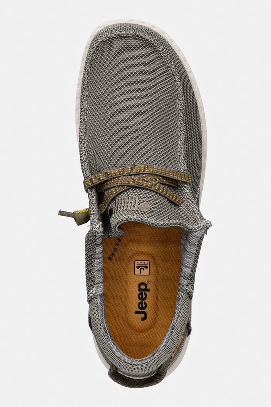 Jeep mokasyny męskie SAMOA WALLABEE KNIT zielony JM61115A105