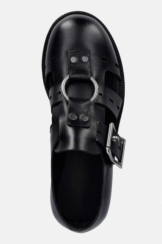 Martine Rose Bondage Belt босоніжки чоловічі шкіряні чорний 1062LP23001