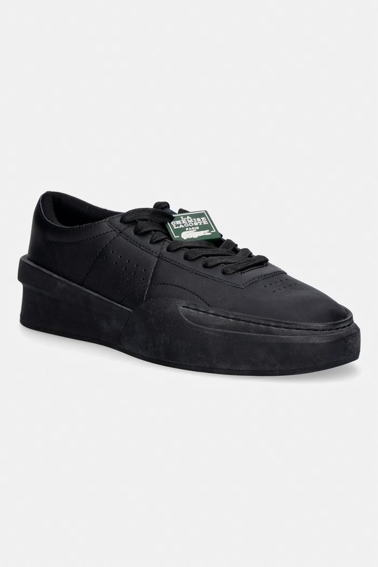Lacoste sneakersy Aura Club tekstylny czarny 50SMA0143.02H