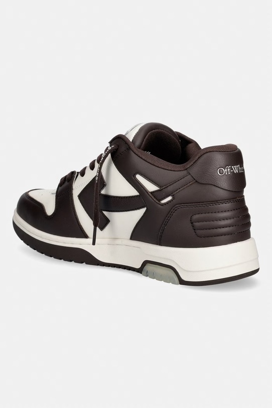 Obuwie Off-White Out of Office sneakersy męskie skórzane M189C9L007 brązowy