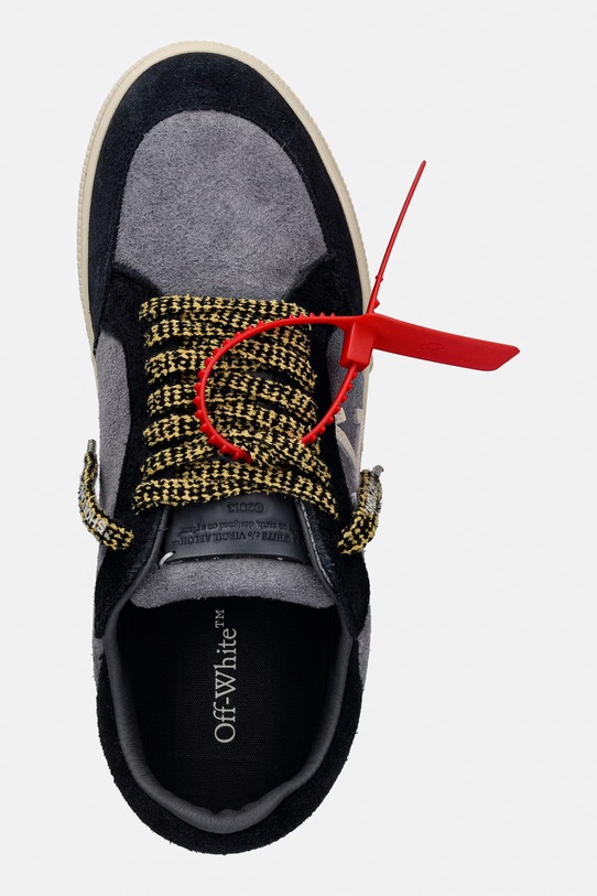 Off-White Vulc sneakersy męskie zamszowe szary M293S6L003