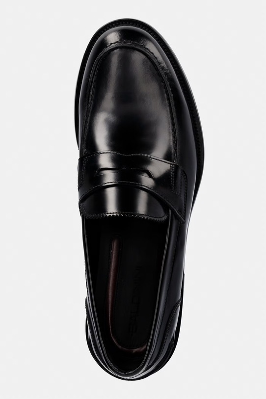 Baldinini loafersy męskie skórzane czarny U6E017P1ABRA.0000