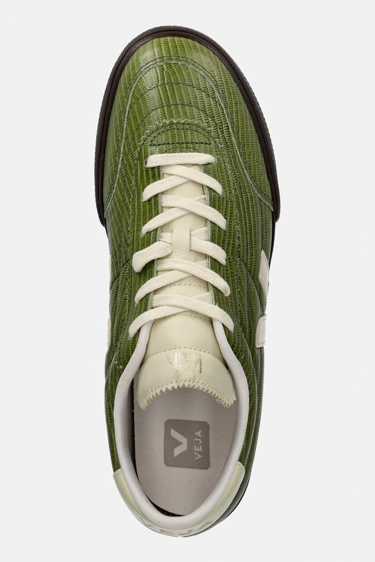 Veja Panenka sneakersy męskie skórzane zielony FU0221392B