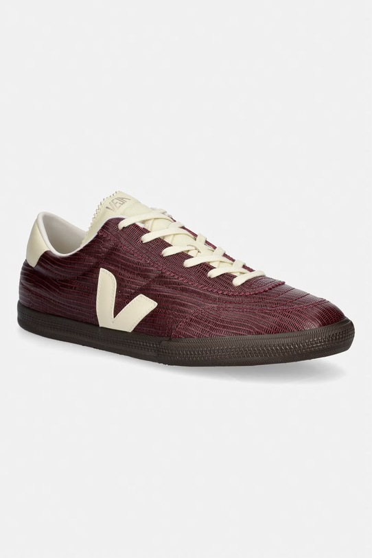 Veja Panenka sneakersy męskie skórzane bordowy FU0221393B