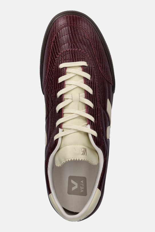 Veja Panenka sneakersy męskie skórzane bordowy FU0221393B