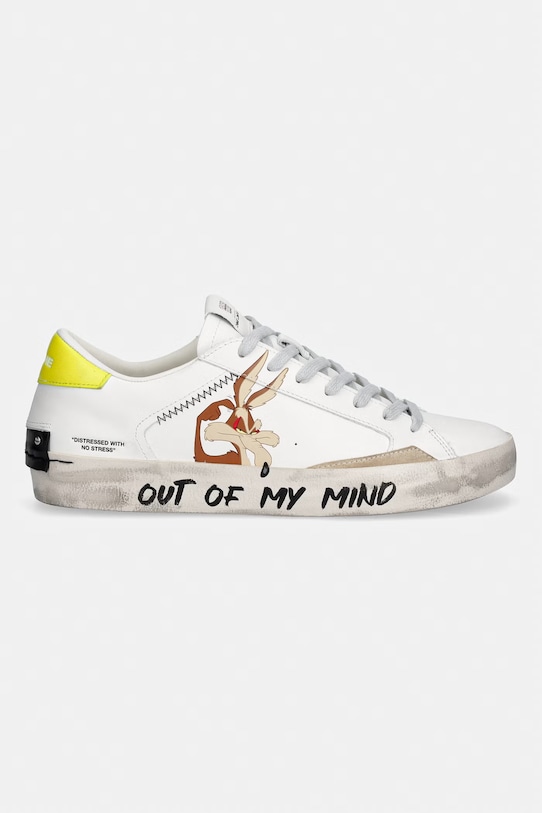 Crime London CHELSEA sneakers da uomo in pelle 77051PP8.10 bianco SS26