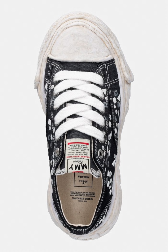 Maison MIHARA YASUHIRO sneakers sulla banchina da uomo nero A16FW724