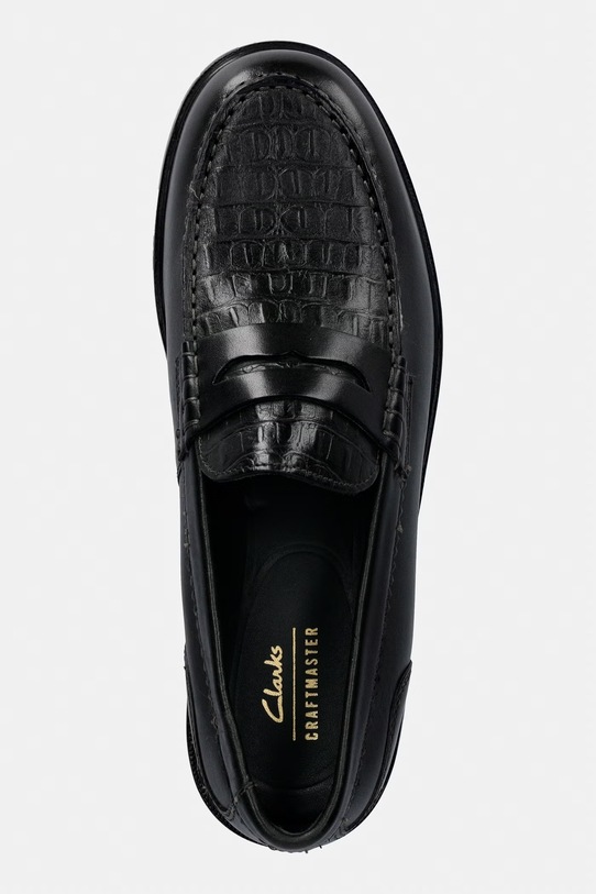 Clarks Originals CraftJames Lo mokasyny męskie skórzane zielony 26179695