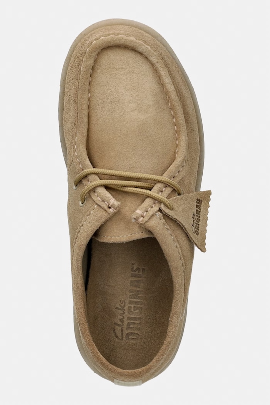 Clarks Originals Meare Walla mokasyny męskie zamszowe beżowy 26185551