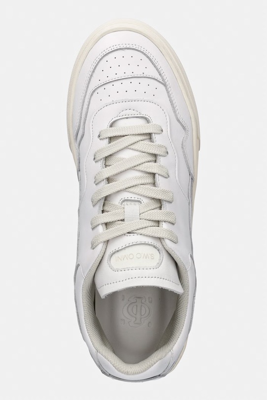 Stepney Workers Club OM6b PEARL OMNI CALF LEATHER tenisky pánske kožené biela OM06100