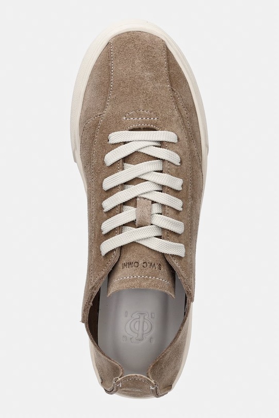 Stepney Workers Club OM7b DELLOW OMNI UL REVERSE SUEDE tenisówki męskie zamszowe beżowy OM07605