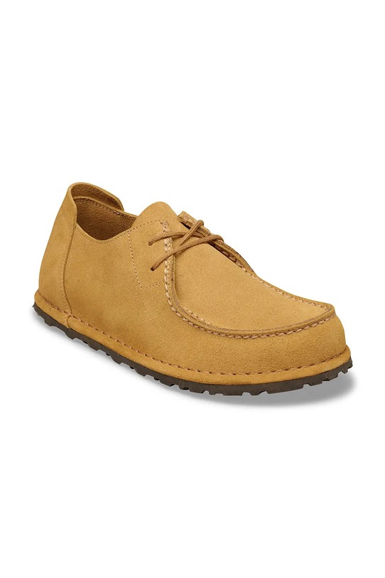 Birkenstock półbuty zamszowe Utti 1031546 brązowy SS26