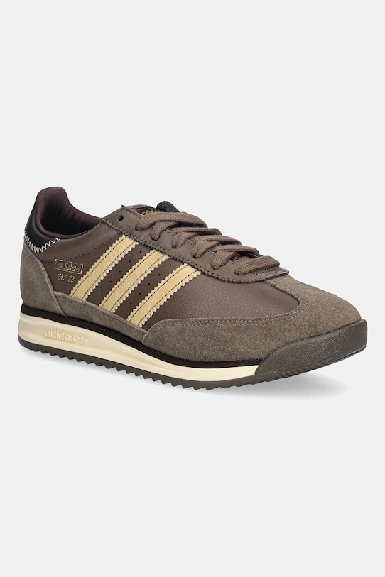 adidas Originals sneakers din piele SL 72 RS mic de statură maro KJ1661