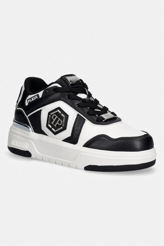 Philipp Plein sneakersy Low-Top SK8R imitacja skóry licowej czarny USC0925.PTE003N.0102