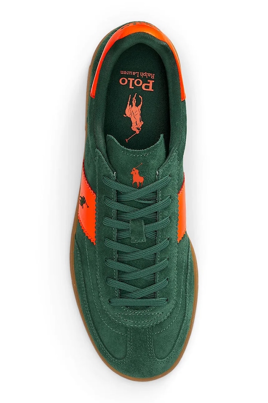 Polo Ralph Lauren sneakers in camoscio Bedford Pp verde 809P07172002.300