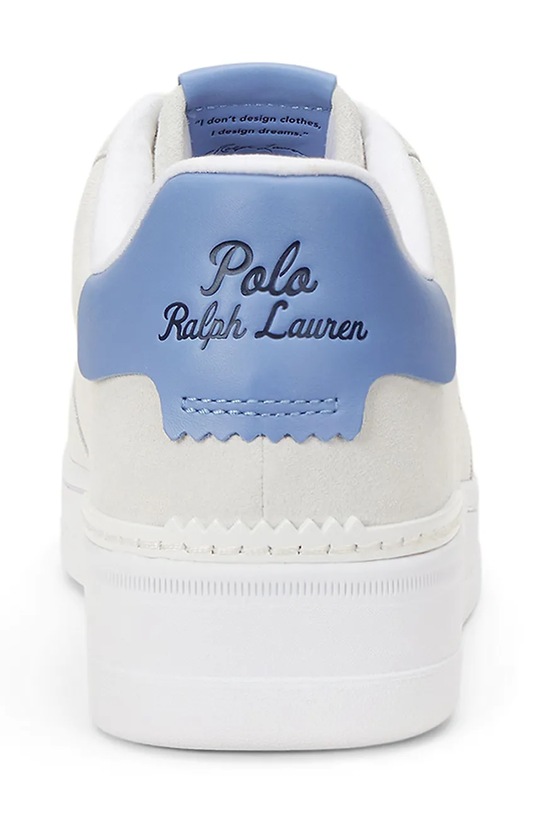 Obuwie Polo Ralph Lauren sneakersy zamszowe Masters Crt 809965086001.100 biały
