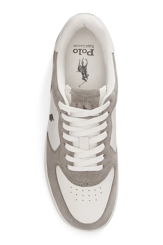 Obuwie Polo Ralph Lauren Masters Crt sneakersy skórzane 809P07174002.020 szary