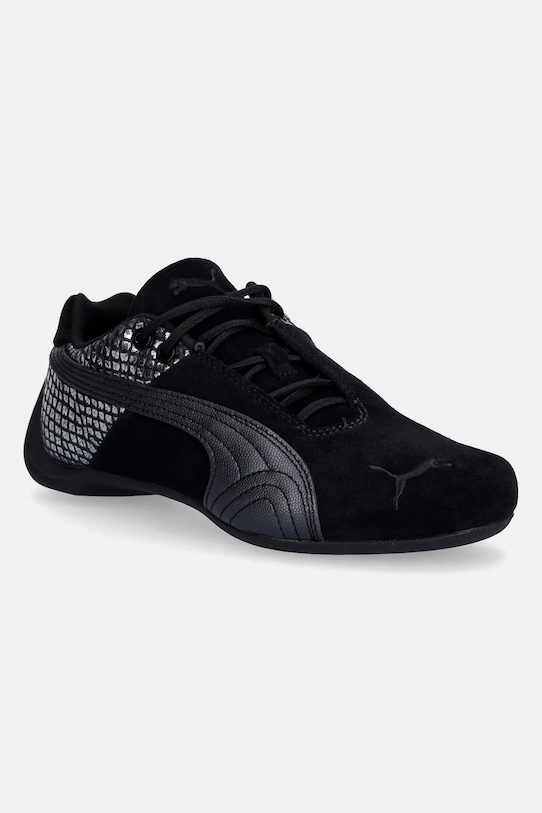 Puma sneakersy zamszowe Future Cat Emboss niska czarny 405283